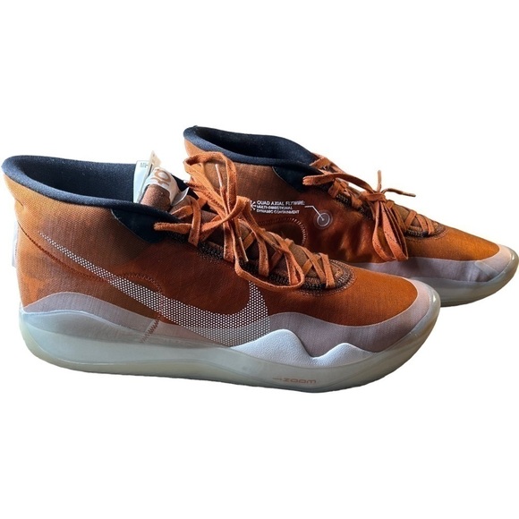 Nike Longhorn Football Reveals Nike KD12 Texas - Texas Sneakers - Picture 1 of 13